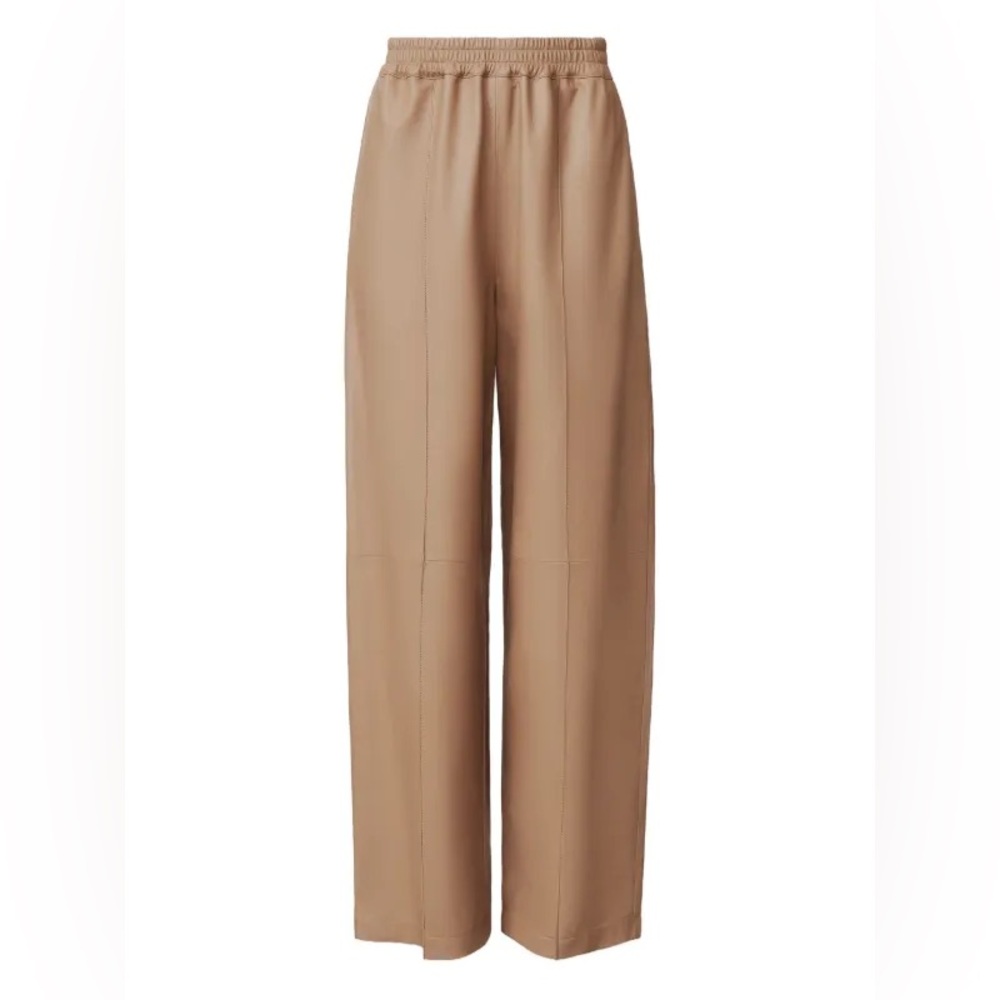 Fabiana Filippi
elasticated-waist leather trousers